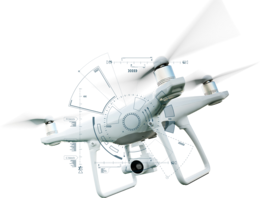 electronics & Drone Quadcopter free transparent png image.