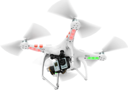 electronics & Drone Quadcopter free transparent png image.