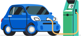 transport & Electric car free transparent png image.