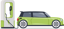 transport & Electric car free transparent png image.