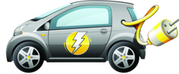 transport & Electric car free transparent png image.