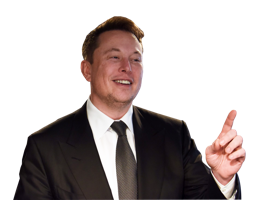 celebrities&Elon musk png image.