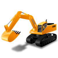 technic & Excavator free transparent png image.