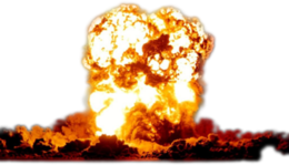 weapons & explosion free transparent png image.