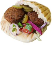 food & falafel free transparent png image.