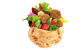 food & Falafel free transparent png image.