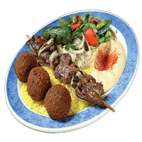 food & Falafel free transparent png image.