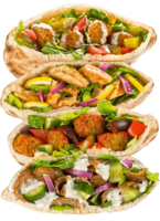 food & Falafel free transparent png image.