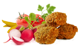 food & Falafel free transparent png image.