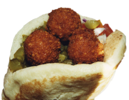 food & Falafel free transparent png image.