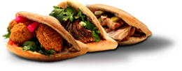 food & Falafel free transparent png image.