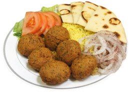 food & falafel free transparent png image.