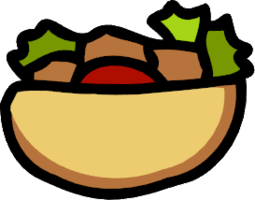 food & Falafel free transparent png image.