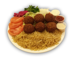 food & falafel free transparent png image.