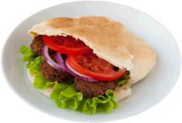 food & Falafel free transparent png image.