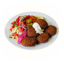 food & Falafel free transparent png image.