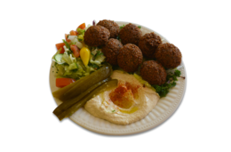 food & Falafel free transparent png image.