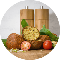 food & Falafel free transparent png image.