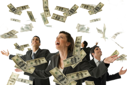 objects & falling money free transparent png image.