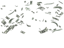 objects & Falling money free transparent png image.