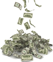 objects & falling money free transparent png image.