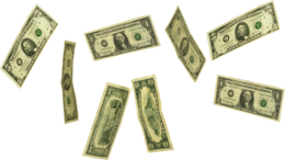 objects & falling money free transparent png image.