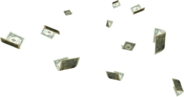 objects & Falling money free transparent png image.