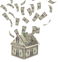 objects & Falling money free transparent png image.