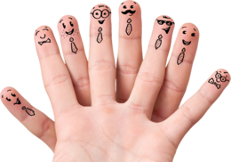 people & fingers free transparent png image.