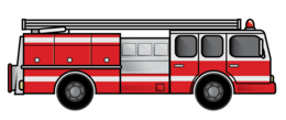 cars & Fire truck free transparent png image.