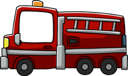 cars & Fire truck free transparent png image.