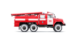 cars & Fire truck free transparent png image.