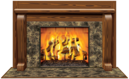 furniture & Fireplace free transparent png image.