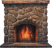 furniture & fireplace free transparent png image.