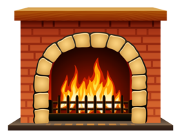 furniture & fireplace free transparent png image.