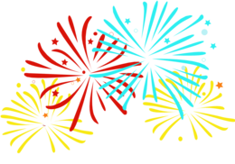 holidays & Fireworks free transparent png image.