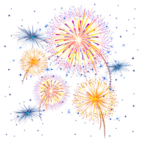 holidays & Fireworks free transparent png image.