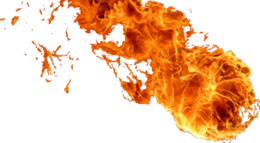 nature & Flame free transparent png image.