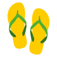 clothing & Flip flops free transparent png image.