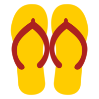 clothing & Flip flops free transparent png image.