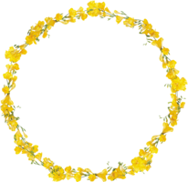 flowers & Floral frame free transparent png image.