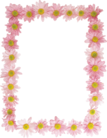 flowers & Floral frame free transparent png image.