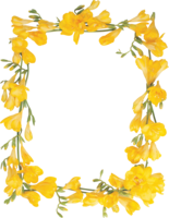 flowers & Floral frame free transparent png image.