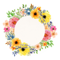 flowers & floral frame free transparent png image.