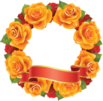 flowers & Floral frame free transparent png image.