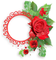 flowers & Floral frame free transparent png image.