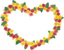 flowers & floral frame free transparent png image.