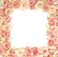 flowers & Floral frame free transparent png image.