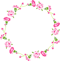 flowers & floral frame free transparent png image.