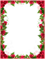 flowers & floral frame free transparent png image.